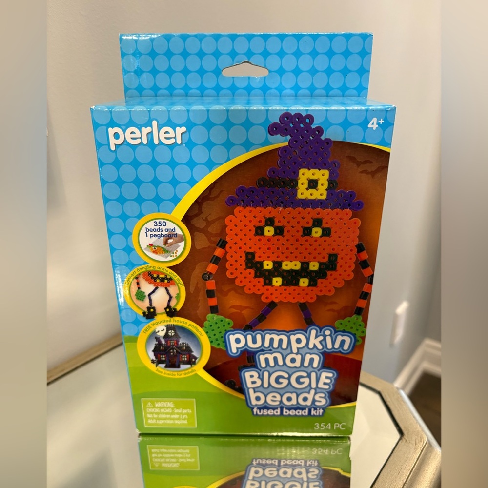 Pumpkin man biggie beads new in box retail $49USD